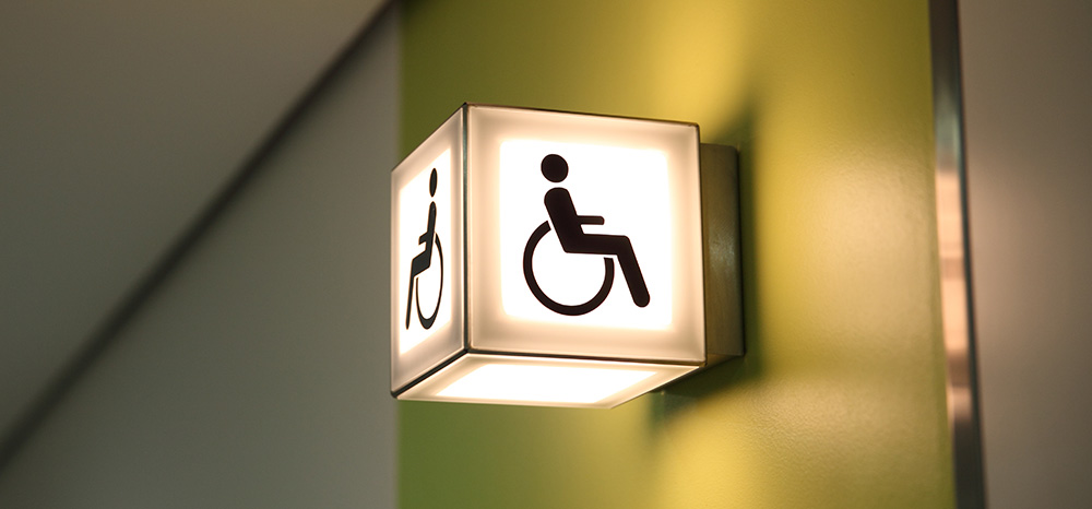 Hand dryers for disabled washrooms